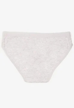 Jasnoszare Majtki z Bawełny Typu Figi Afitia