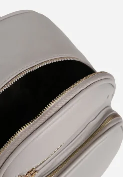 Jasnoszary Plecak Ozdobiony Suwakami z Odpinanymi Paskami z Regulacją Nelmira