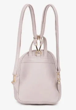 Jasnoszary Plecak z Kieszonkami i Szelkami z Możliwością Regulacji Eanesia