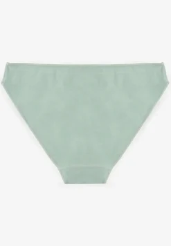 Jasnozielone Majtki Typu Figi z Bawełny Silomena
