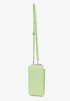 Jasnozielony Portfel z Cienkim Paskiem Helise