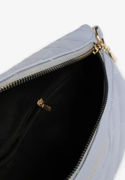 Niebieska Nerka Tłoczona Ozdobiona z Portmonetką i Napisem Ananne