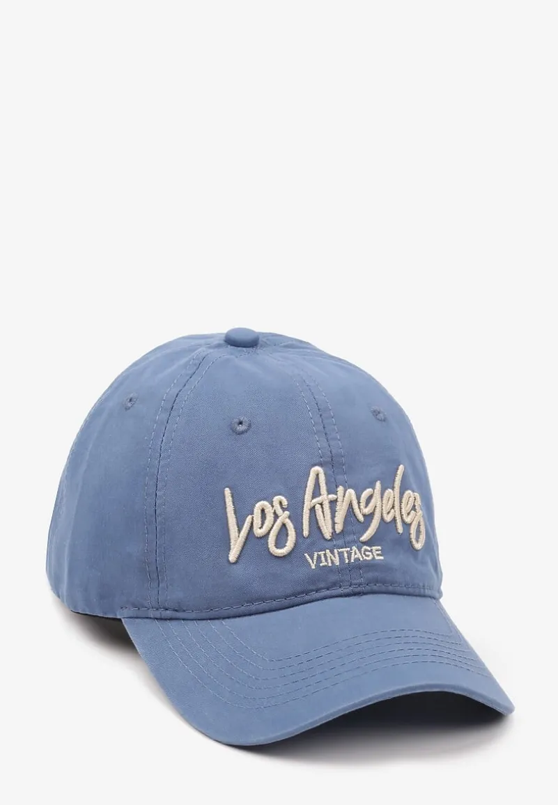 Niebieska Regulowana Czapka z Daszkiem z Bawełny Lorzedia