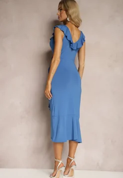 Niebieska Sukienka Galare