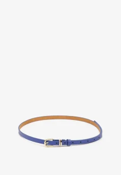 Niebieski Casualowy Pasek z Metalową Klamrą Tinonia
