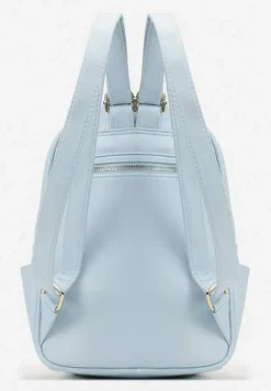 Niebieski Mały Plecak w Stylu Casual z Imitacji Skóry Arxena