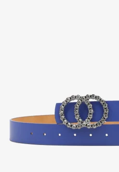 Niebieski Pasek ze Zdobioną Klamrą Timalora