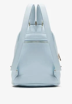 Niebieski Plecak na Regulowanych Szelkach ze Złotą Ozdobą i Rączką Imenaria