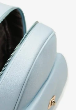 Niebieski Plecak na Regulowanych Szelkach ze Złotą Ozdobą i Rączką Imenaria