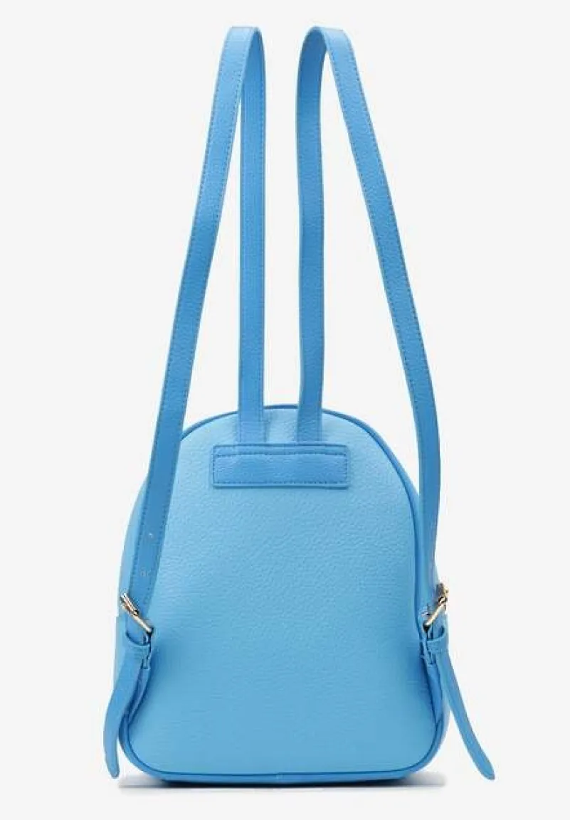 Niebieski Plecak ze Złotymi Wykończeniami i Łańcuchem wokół Rączki Jianula