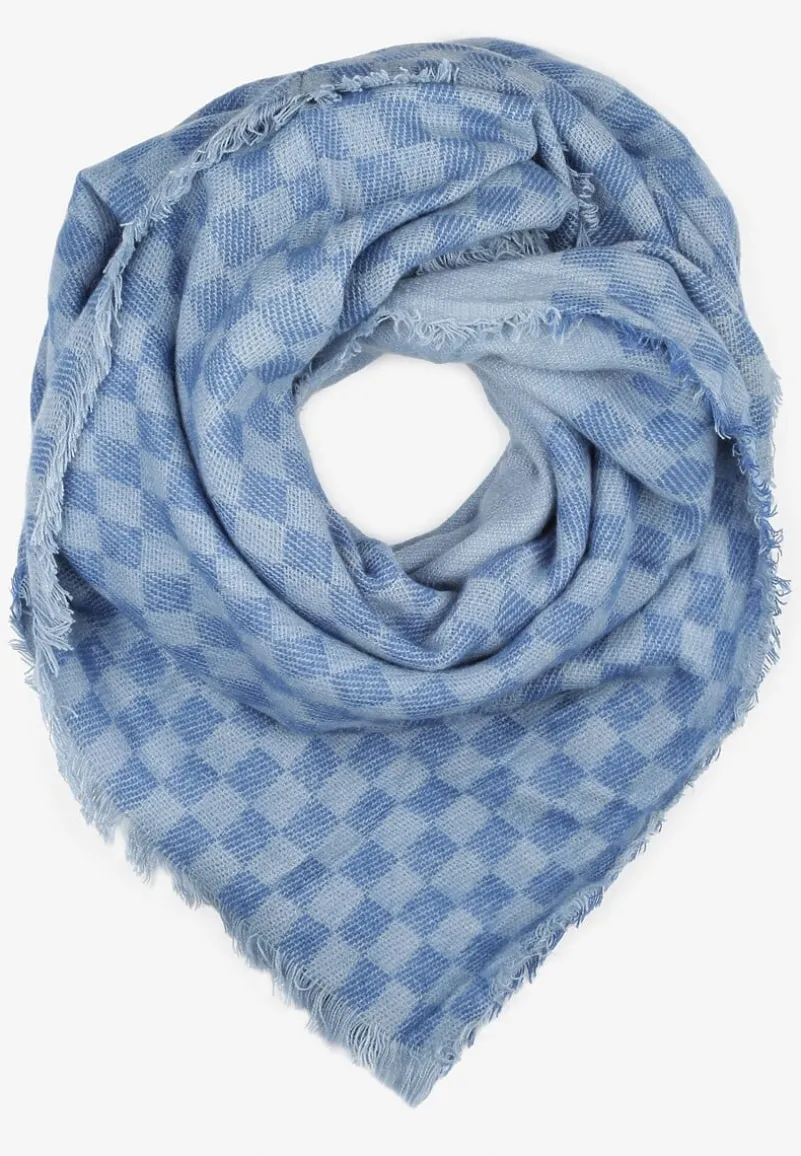 Niebieski Szalik Symmetry