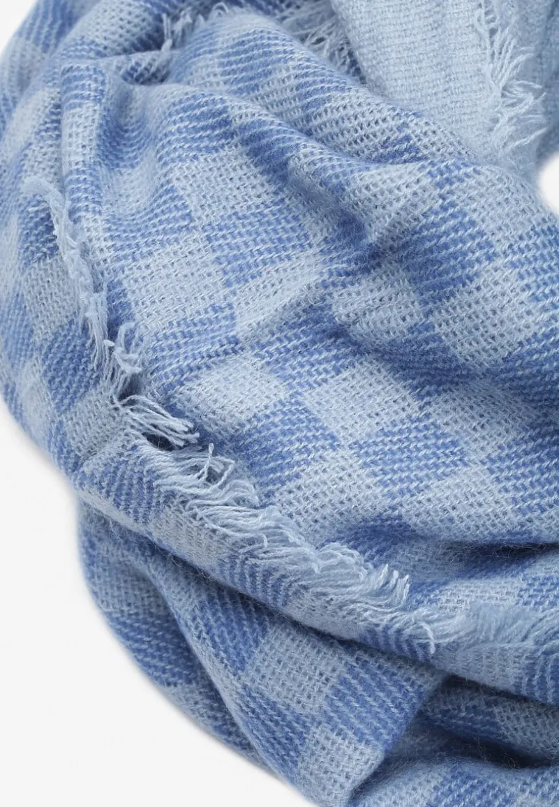 Niebieski Szalik Symmetry