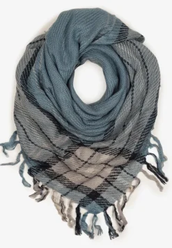 Niebieski Szalik w Paski Sialenni