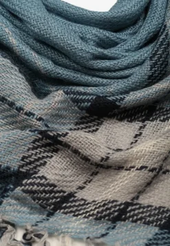 Niebieski Szalik w Paski Sialenni