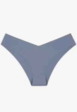 Niebieskie Bezszwowe Majtki Brazyliany Melzeki