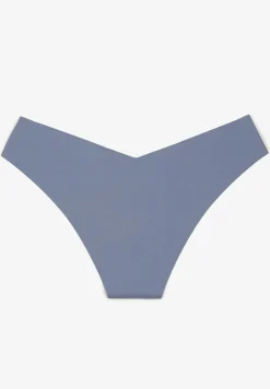 Niebieskie Bezszwowe Majtki Brazyliany Melzeki