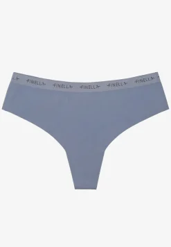 Niebieskie Bezszwowe Majtki z Napisami Davoria