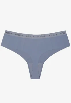 Niebieskie Bezszwowe Majtki z Napisami Davoria