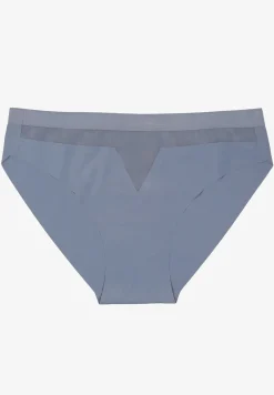 Niebieskie Majtki Bezszwowe Ozdobione Geometrycznym Wzorem Navlinne