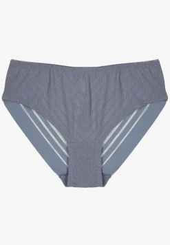 Niebieskie Majtki Typu Figi Ozdobione Paskami Ranmis