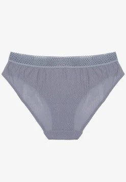 Niebieskie Majtki Typu Figi z Koronką Tirwia