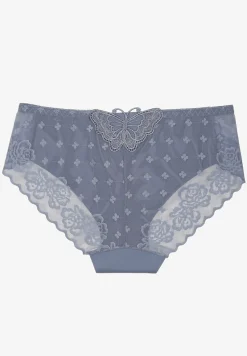 Niebieskie Majtki Typu Figi z Koronką Tellinavi