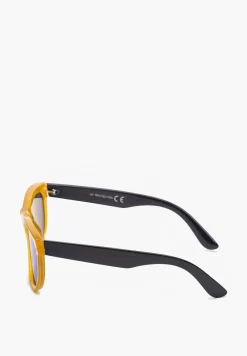 Niebieskie Okulary Przeciwsłoneczne o Klasycznym Kształcie z Filtrem UV Tinabeni