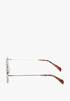 Niebieskie Prostokątne Okulary Przeciwsłoneczne z Filtrem UV Callias