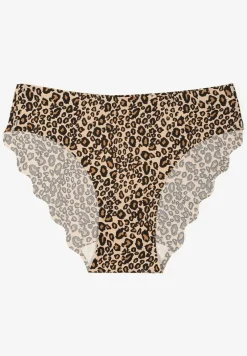 Panterkowe Majtki Typu Figi o Bezszwowym Wykończeniu Siladeia