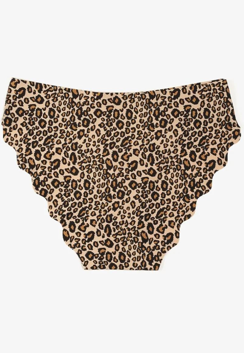 Panterkowe Majtki Typu Figi o Bezszwowym Wykończeniu Siladeia