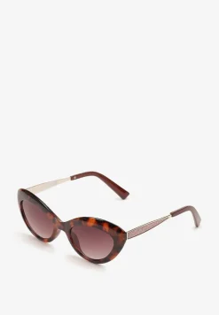 Panterkowe Okulary Przeciwsłoneczne o Kocim Kształcie z Filtrem UV Nirivna