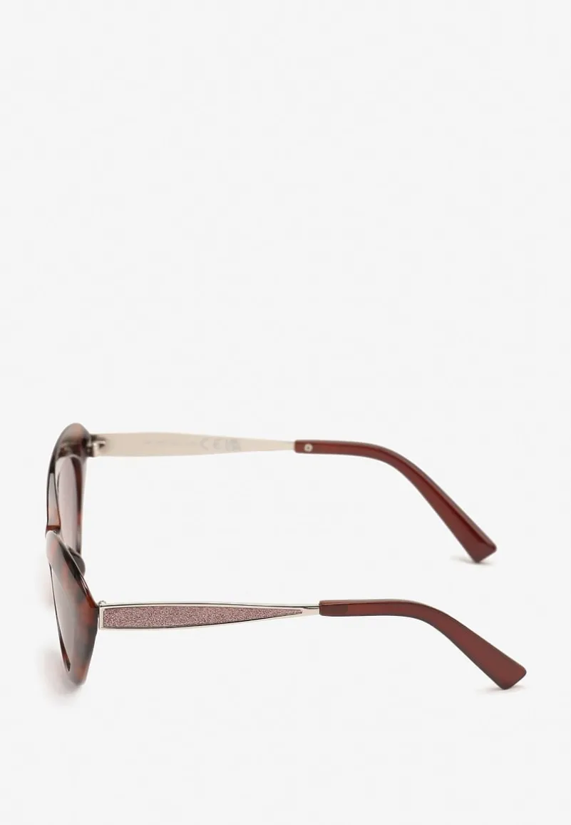 Panterkowe Okulary Przeciwsłoneczne o Kocim Kształcie z Filtrem UV Nirivna