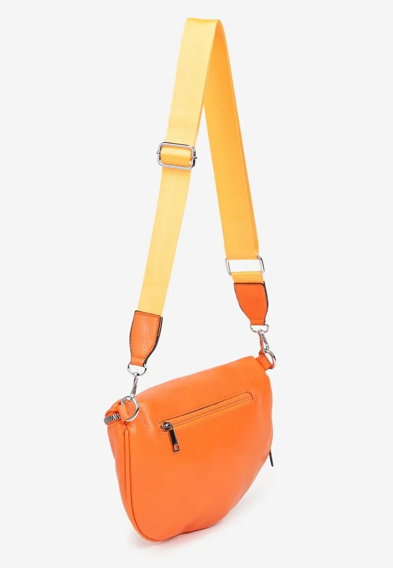 Pomarańczowa Nerka Ozdobiona Frędzlami przy Suwakach Nilarisse