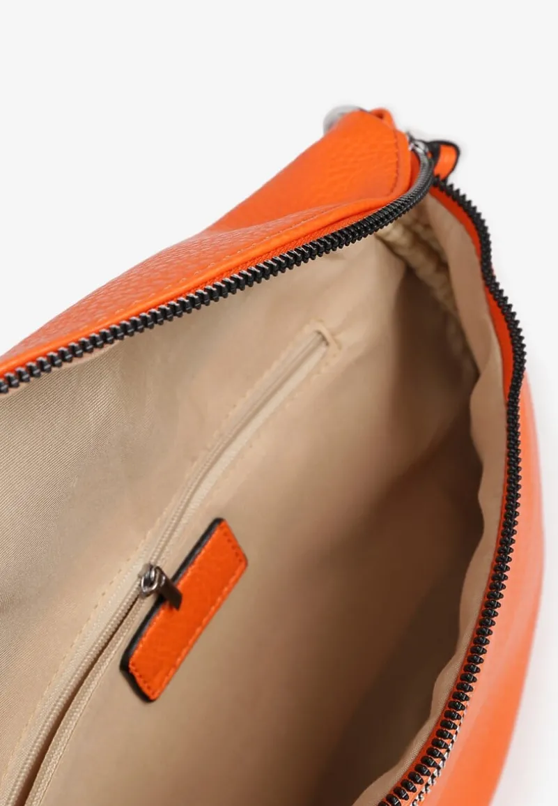 Pomarańczowa Nerka Ozdobiona Frędzlami przy Suwakach Nilarisse