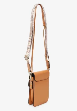 Pomarańczowa Torebka-Portfel z Odpinanym Paskiem i Kieszonkami Isamille