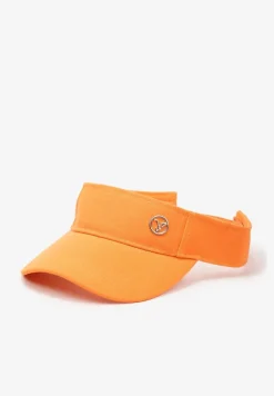 Pomarańczowy Kapelusz Daszek na Rzep z Regulacją z Tyłu Chibii