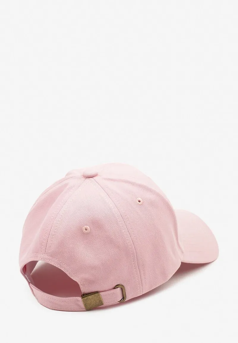 Różowa Regulowana Czapka z Daszkiem z Bawełny Taniritia