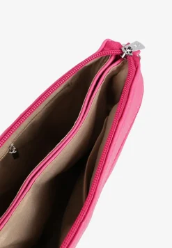 Różowa Torebka Typu Listonoszka o Prostokątnym Fasonie Izinia