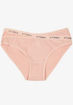 Różowe Bawełniane Majtki Figi z Napisami Zeiala