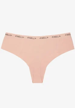 Różowe Bezszwowe Majtki z Napisami Davoria