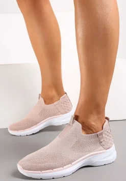 Różowe Elastyczne Buty Sportowe przed Kostkę Eowinnes