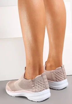 Różowe Elastyczne Buty Sportowe przed Kostkę Eowinnes