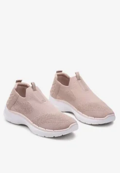 Różowe Elastyczne Buty Sportowe przed Kostkę Eowinnes