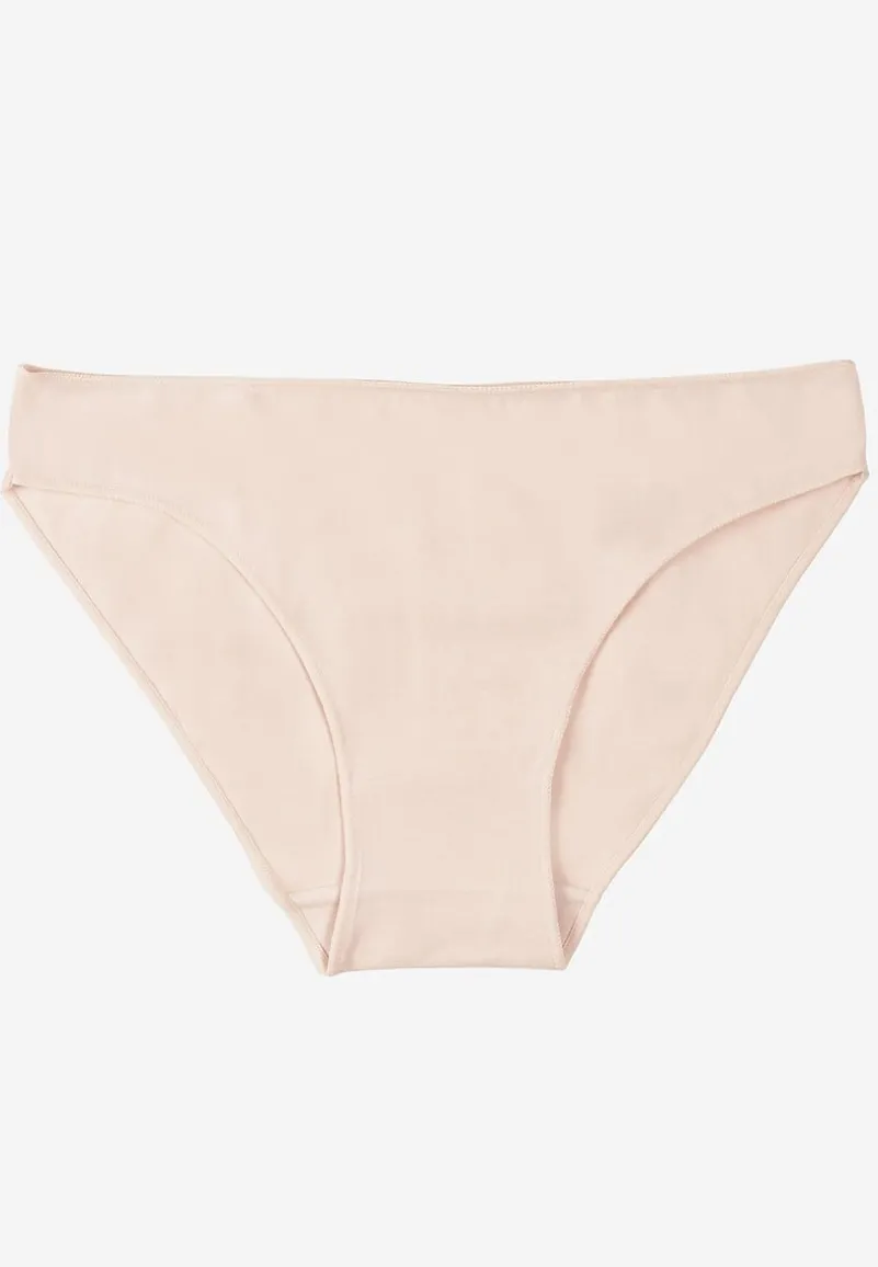 Różowe Majtki Typu Figi z Bawełny Silomena