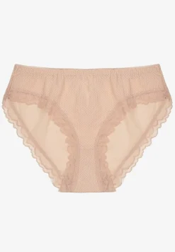 Różowe Majtki Typu Figi z Koronką Ranlla