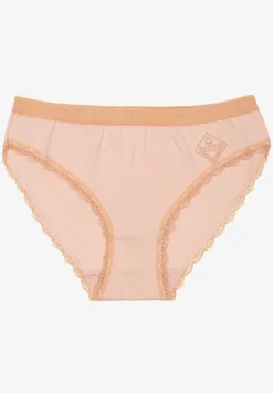 Różowe Majtki z Bawełny Typu Figi Pilliora