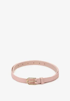 Różowy Cienki Pasek Zapinany na Półokrągłą Sprzączkę Ranilesa