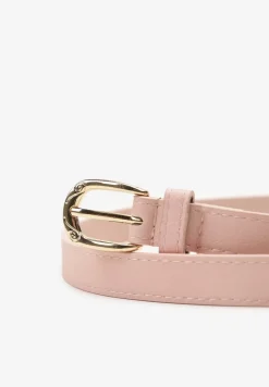Różowy Klasyczny Wąski Pasek z Klamrą Revandrine