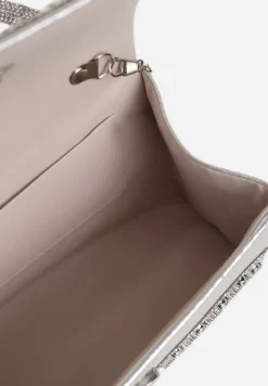 Srebrna Cyrkoniowa Torebka w Koktajlowym Stylu z Rączką i Łańcuszkiem na Ramię Yolatia