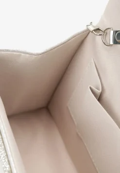 Srebrna Mała Torebka w Cyrkonie z Grubym Łańcuchem Trevana